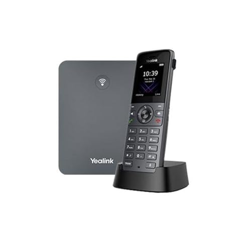 Yealink W73P DECT IP Telefon System (W70B Basis + W73H Handset) Schwarz