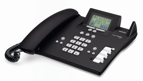 Siemens Gigaset SX353 ISDN, schnurlos erweiterbares ISDN-Komfort-Telefon mit integriertem Anrufbeantworter und Bluetooth, schwarz