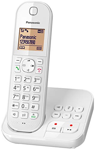 Panasonic KX-TGC 420 GW, schnurloses Telefon mit Anrufbeantworter, Weiß